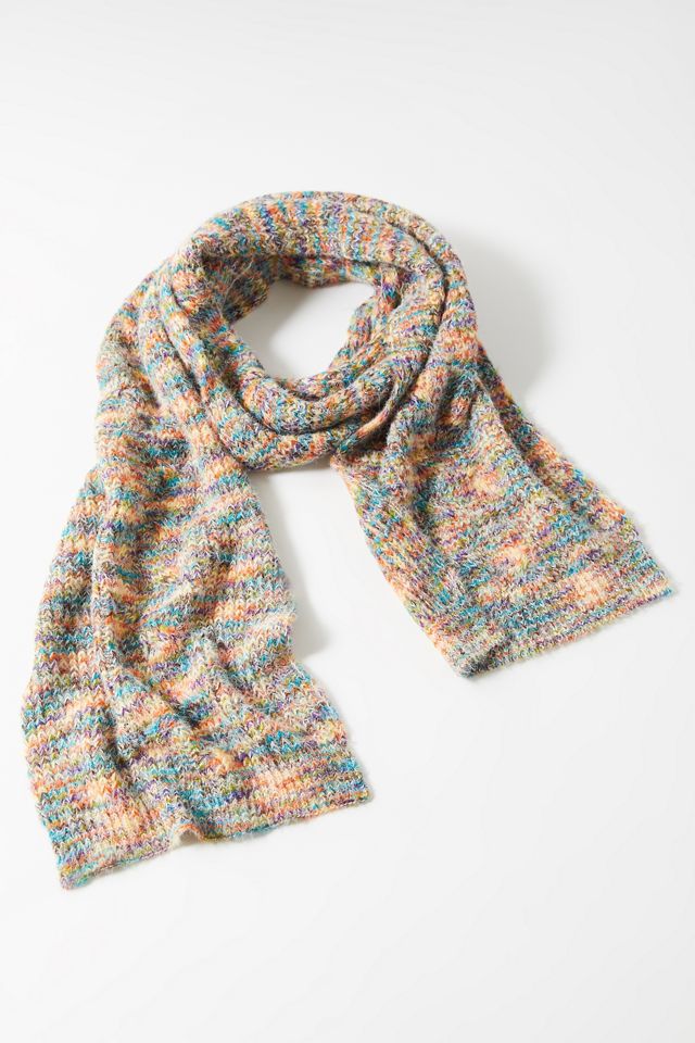 Space-Dye Knit Scarf #1