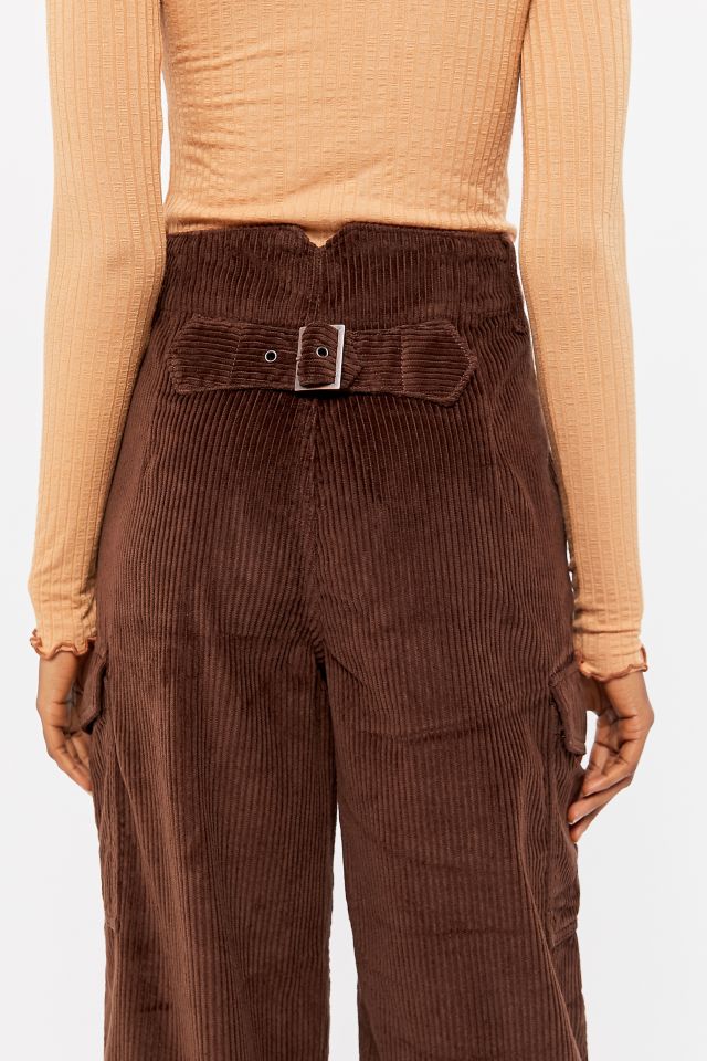 BDG Prescott Corduroy High-Waisted Cargo Pant