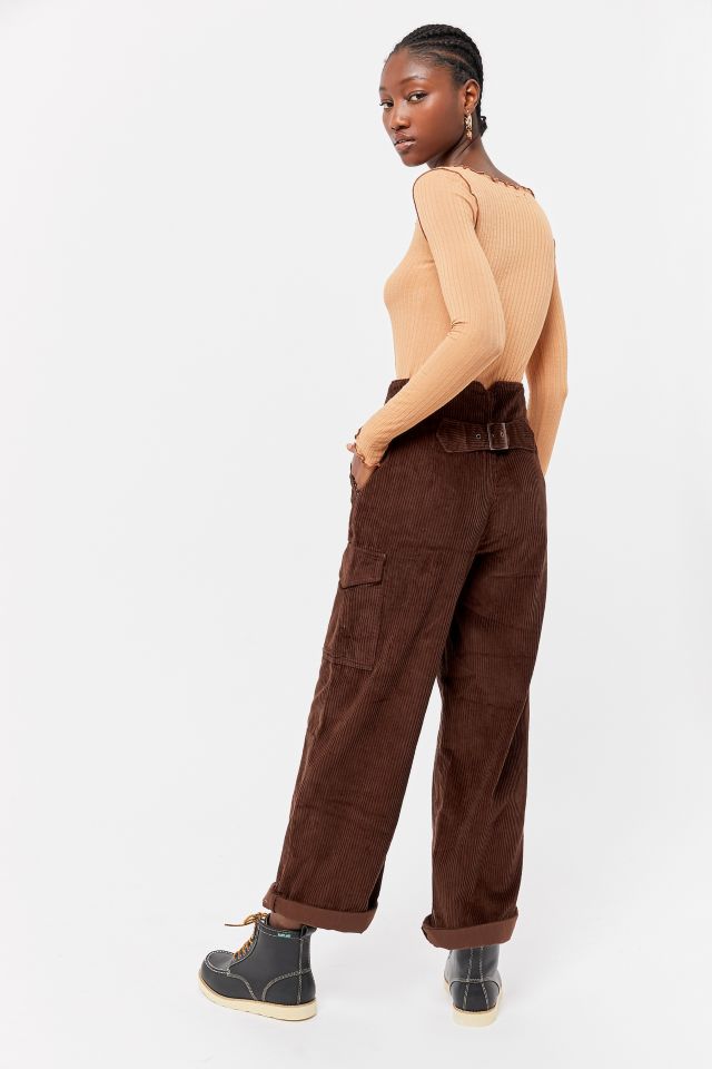 BDG Prescott Corduroy High-Waisted Cargo Pant