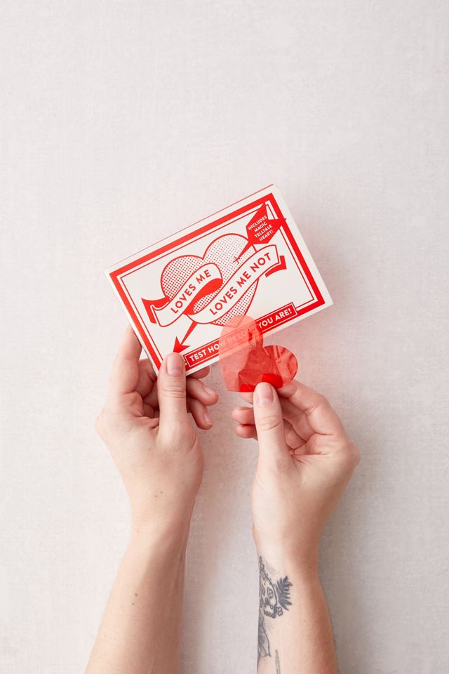 Loves Me, Loves Me Not Booklet With Fortune Teller Heart