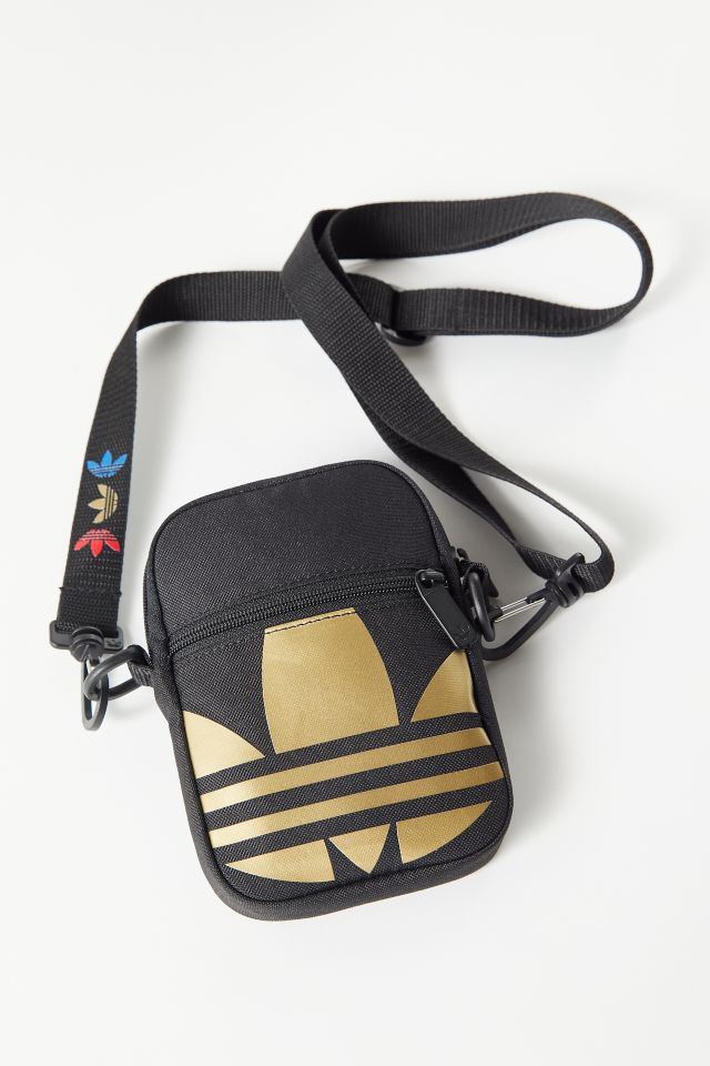 adidas Originals Metallic Trefoil Festival Crossbody Bag #1