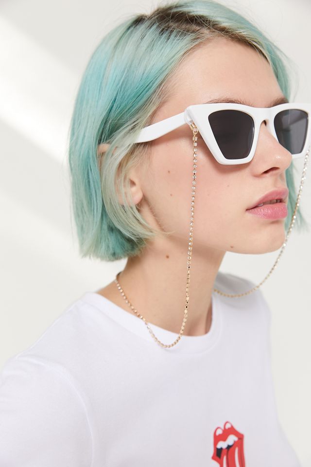 Rhinestone Sunglasses Chain | Urban Outfitters