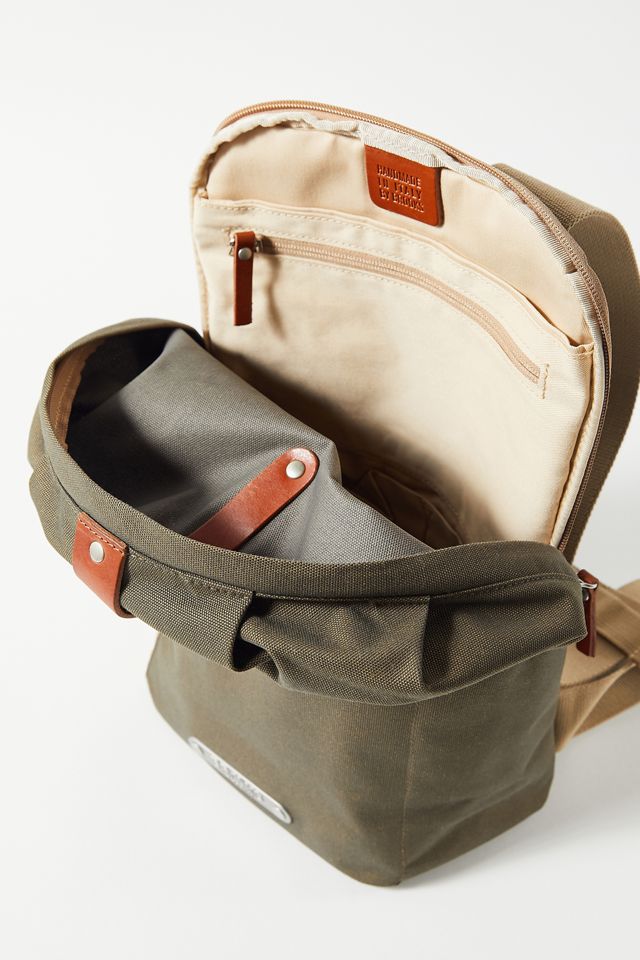 brooks england dalston leather trimmed canvas backpack Brooks England Dalston 20L Backpack