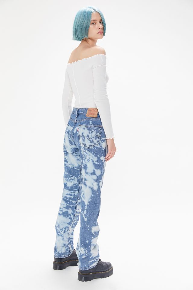 Levis bleached jeans hotsell