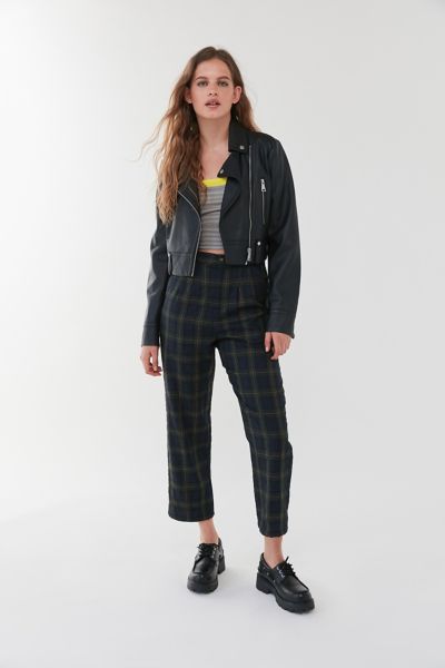 Urban outfitters sale green plaid pants