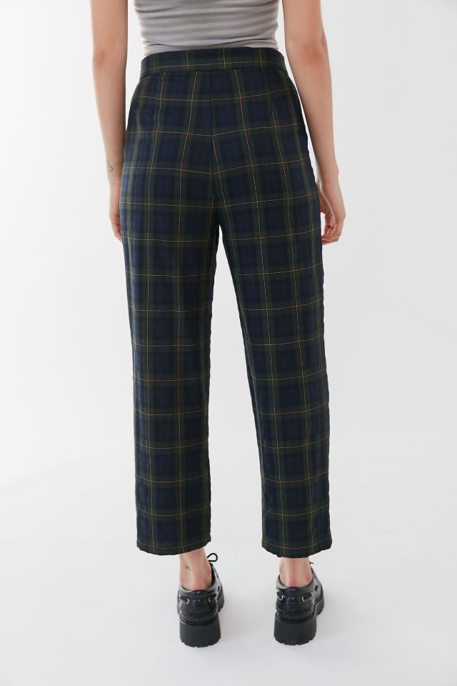 Urban Renewal Remade Plaid Crossover Pant