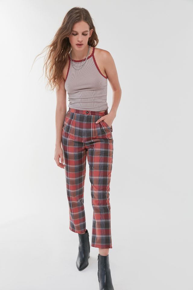 Urban Renewal Remade Plaid Crossover Pant