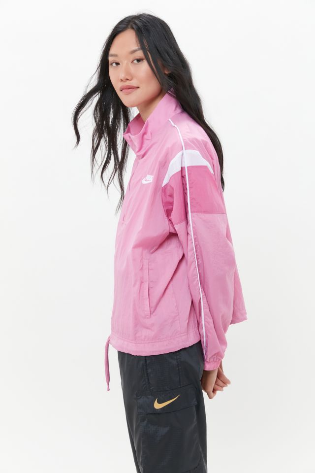 Nike heritage half zip jacket best sale