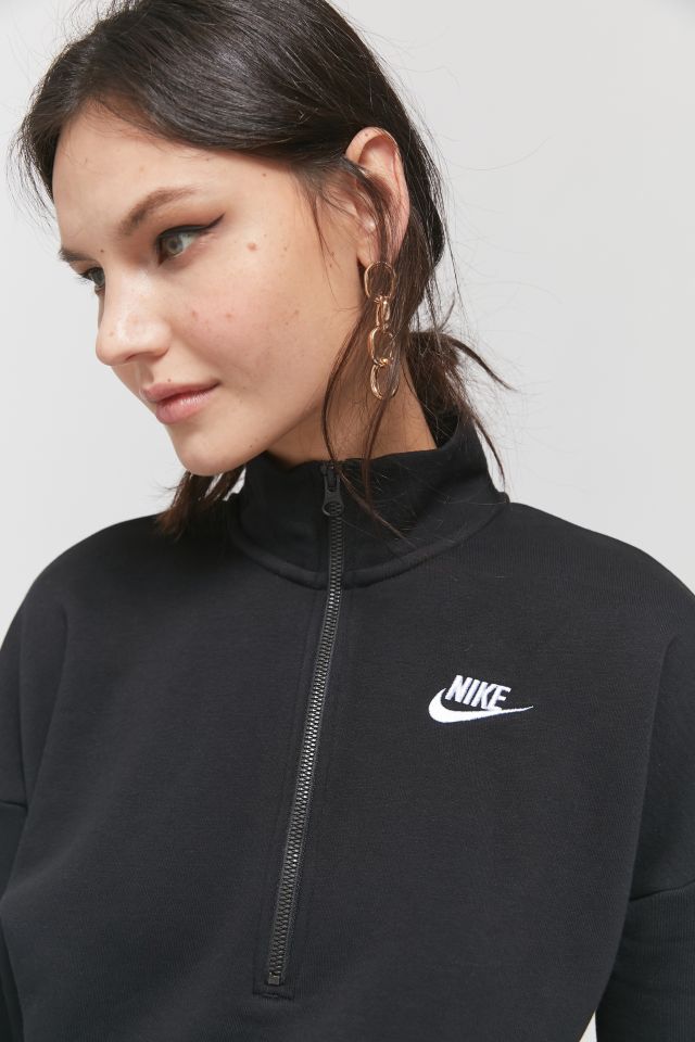 Nike Half-Zip Cropped Sweatshirt #1