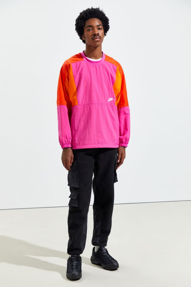 Nike Sportswear Colorblock Pullover Crew Neck Windbreaker Jacket #1