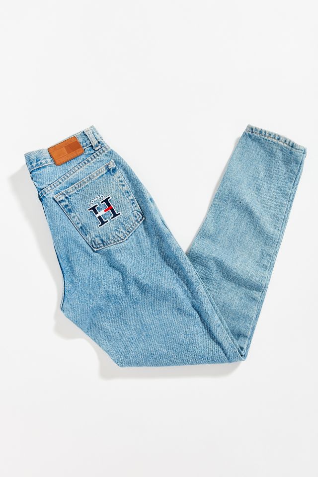 storhedsvanvid åbenbaring opfindelse Vintage Tommy Hilfiger Embroidered Pocket Jean | Urban Outfitters