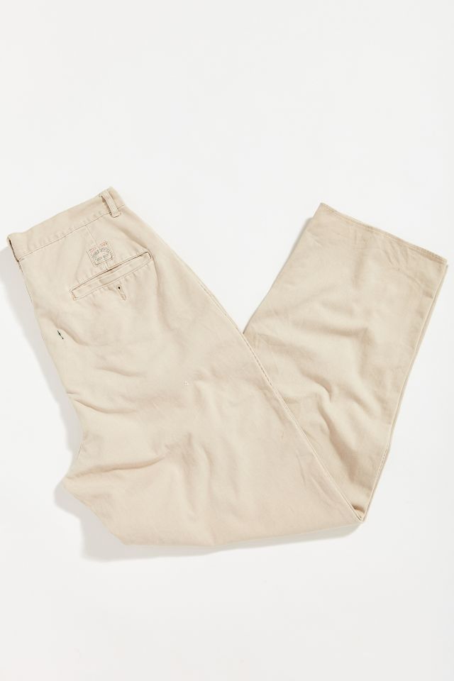 【Polo by Ralph Lauren】90's chino pants Vintage 90's Polo Ralph Lauren Chino Pleated Pants / Men's