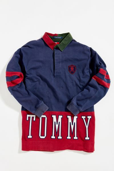 Vintage Tommy Hilfiger Colorblock Rugby Shirt