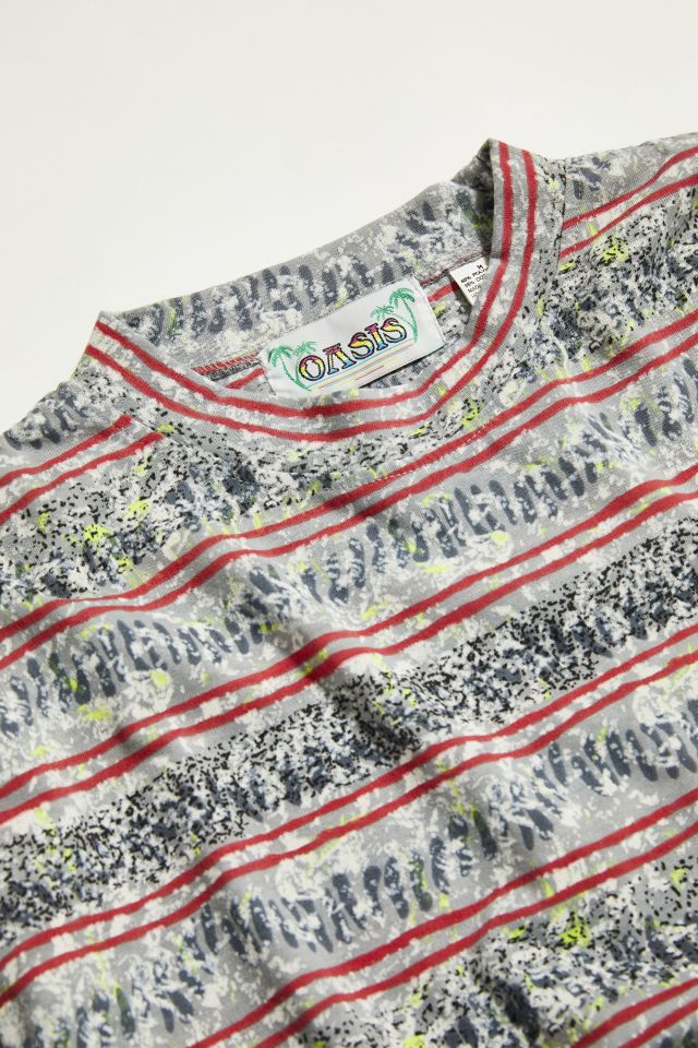 Vintage Oasis Grey Surf Stripe Tee #2
