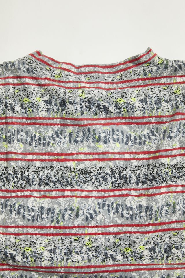 Vintage Oasis Grey Surf Stripe Tee #4