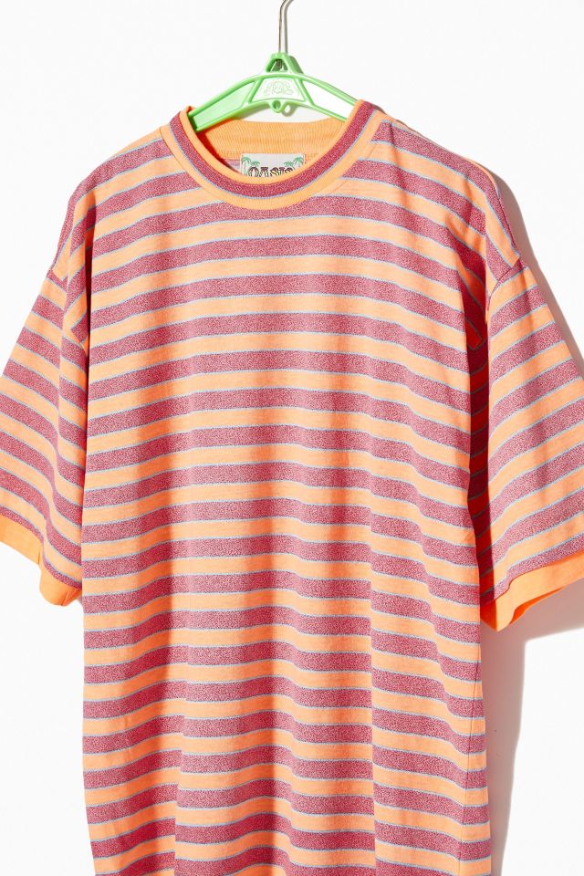Vintage Oasis Orange Surf Stripe Tee #1