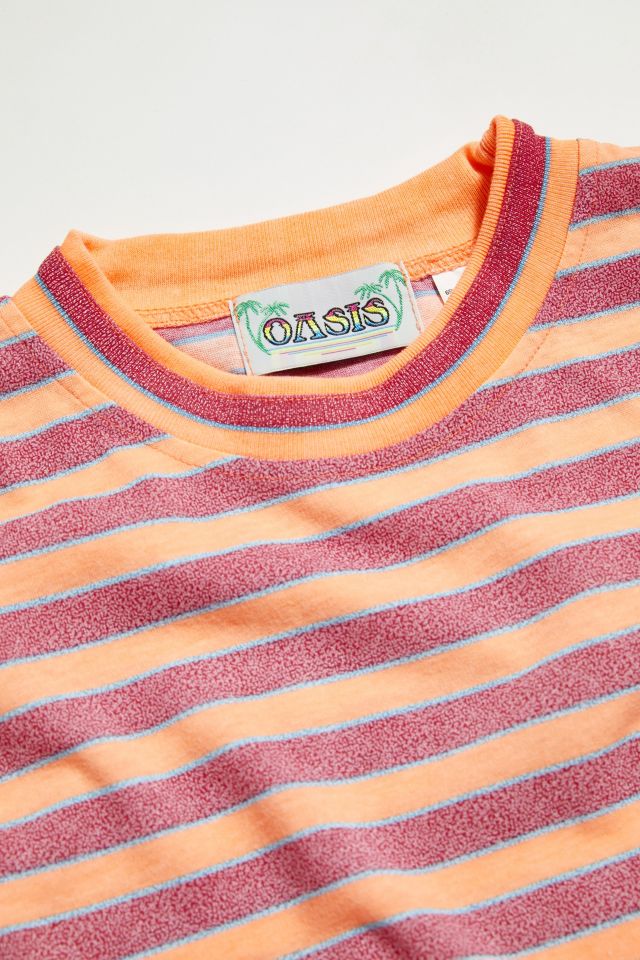 Vintage Oasis Orange Surf Stripe Tee #2