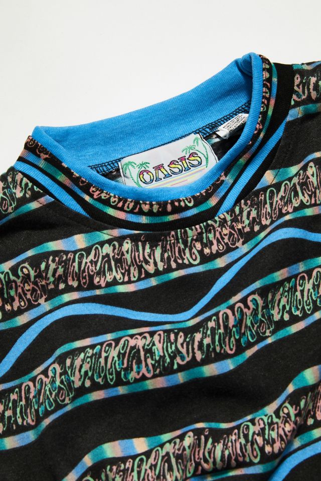 Vintage Oasis Black Surf Stripe Tee #2