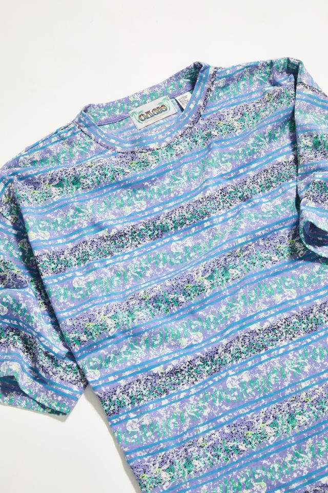 Vintage Oasis Periwinkle Surf Stripe Tee #2