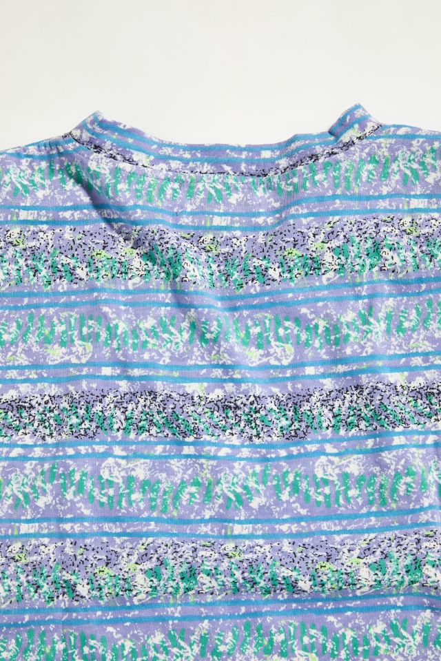 Vintage Oasis Periwinkle Surf Stripe Tee #5