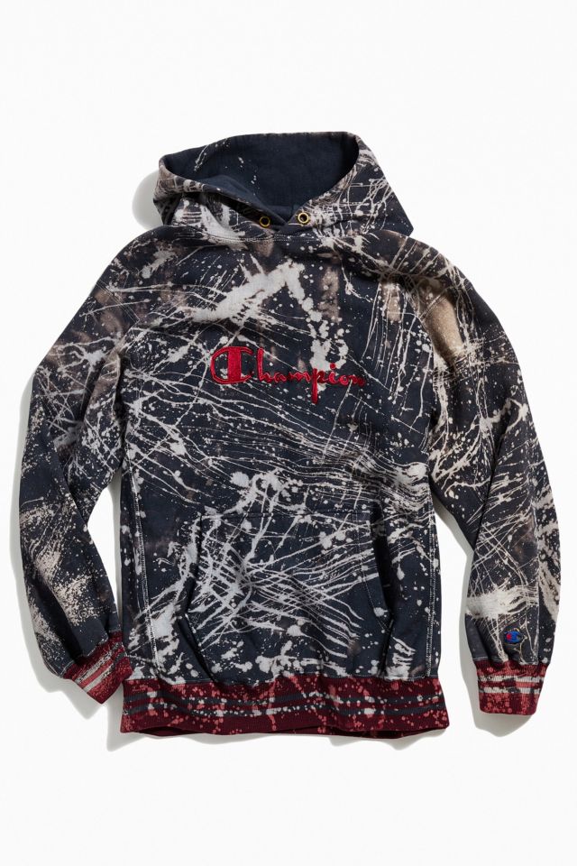 Bleach splatter hoodie sale