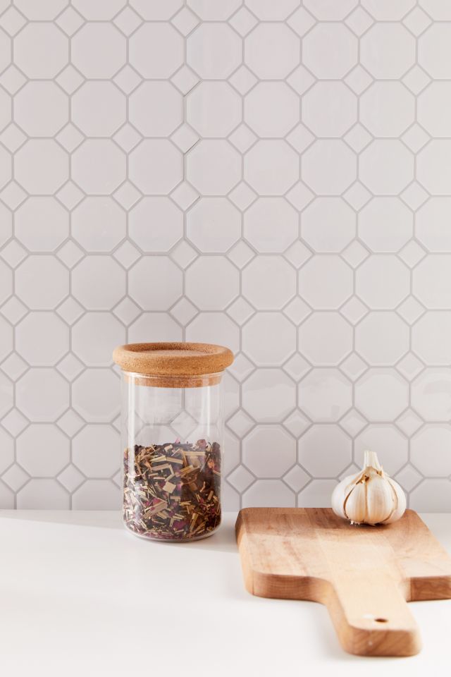 Octagon Tile Adhesive Backsplash Decal Set #1