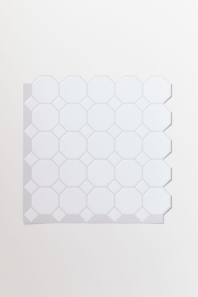 Octagon Tile Adhesive Backsplash Decal Set #2