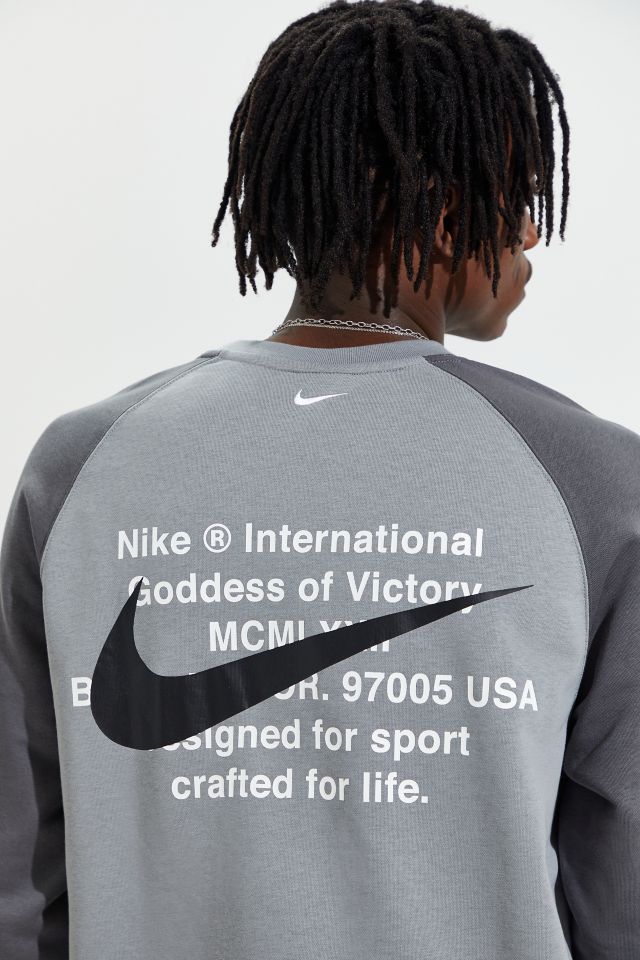 Nike Swoosh Crew Neck Sweatshirt  #1