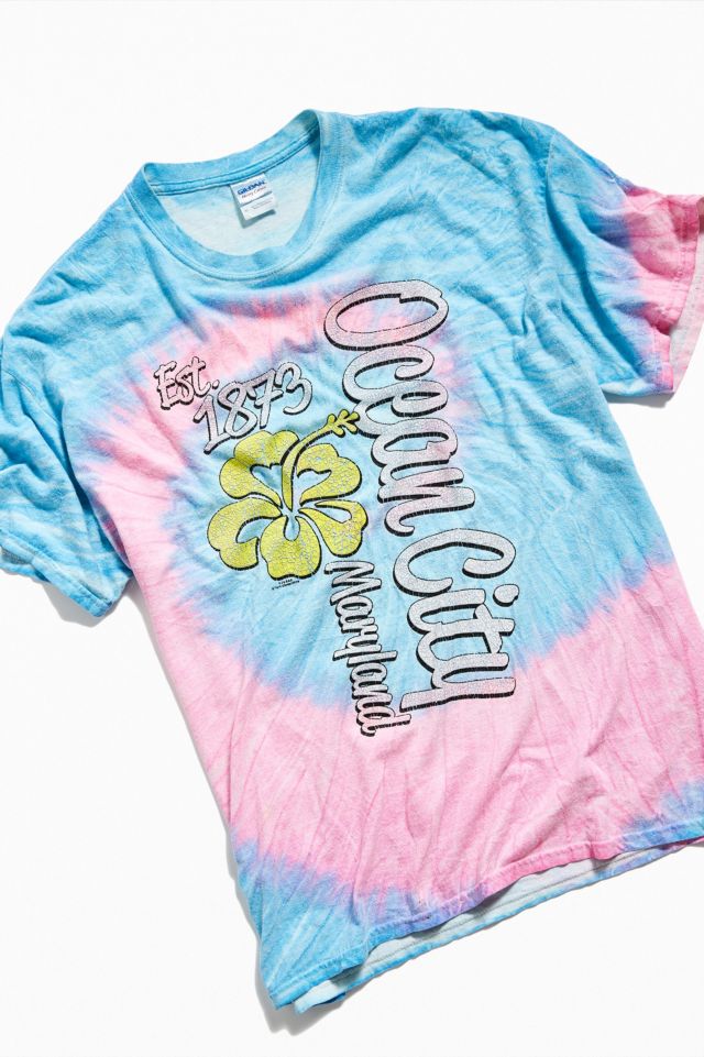 Vintage Ocean City Maryland Tie-Dye Tee