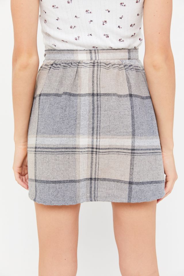 Vintage Pleated Plaid Skirt #3