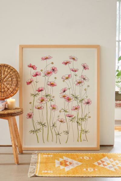 Jessica Hanselmann Pink Cosmos Art Print