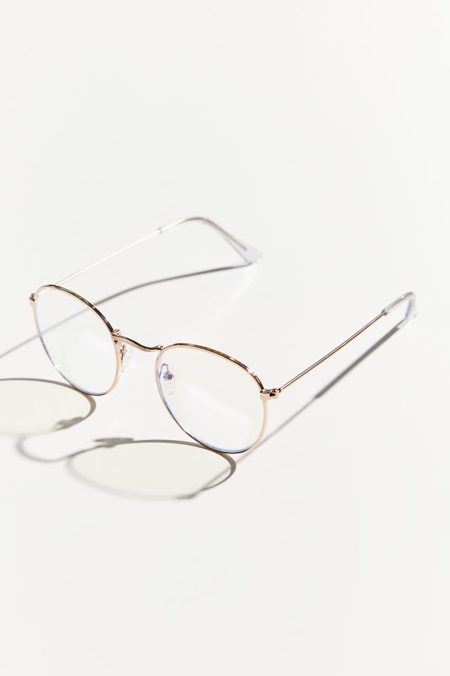 Taylor Blue Light Rounded Glasses | Urban Outfitters