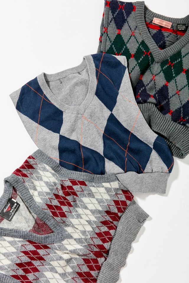 Urban Renewal Recycled Argyle Sweater Vest  #1