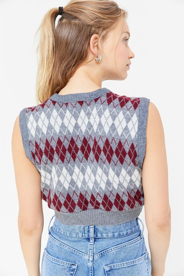 Urban Renewal Recycled Argyle Sweater Vest  #3