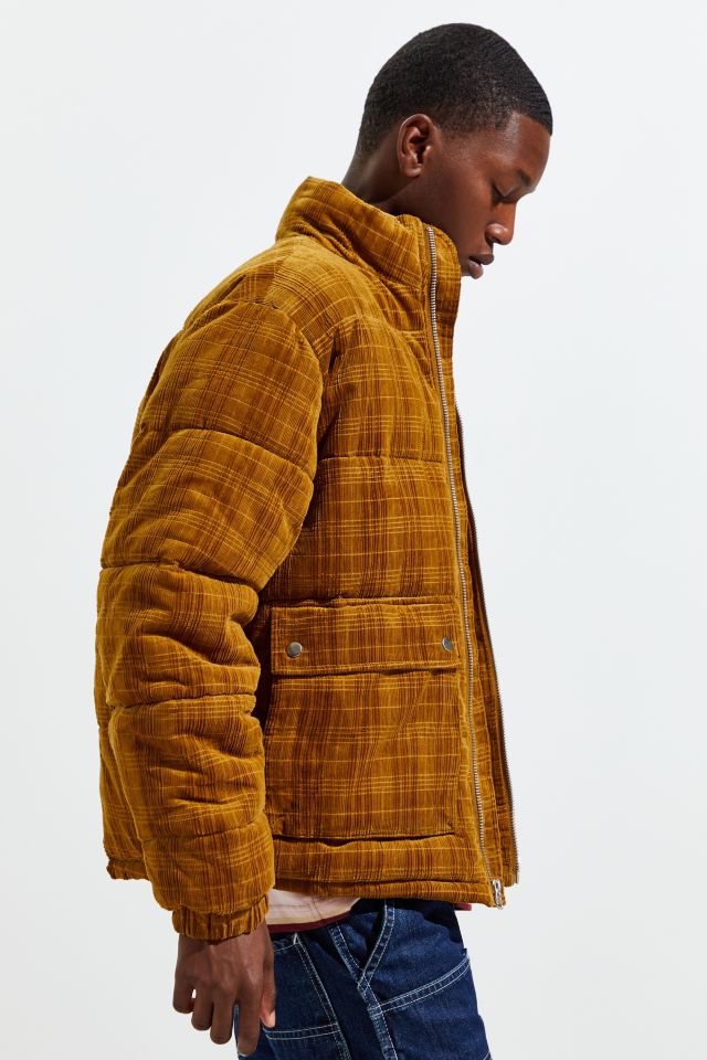 UO Debossed Corduroy Puffer Jacket   #1