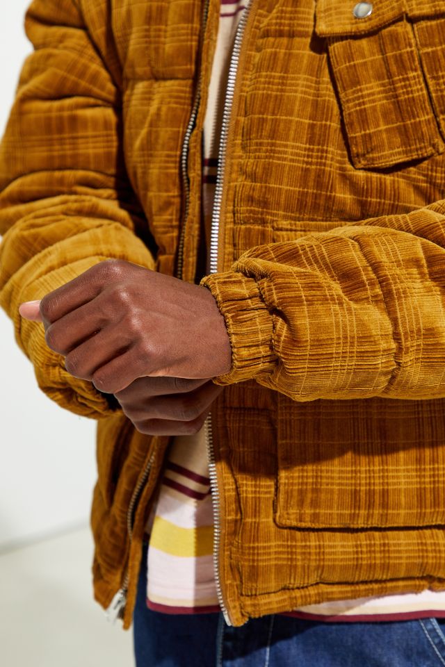 UO Debossed Corduroy Puffer Jacket   #4