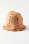 Suede Sherpa Bucket Hat #1