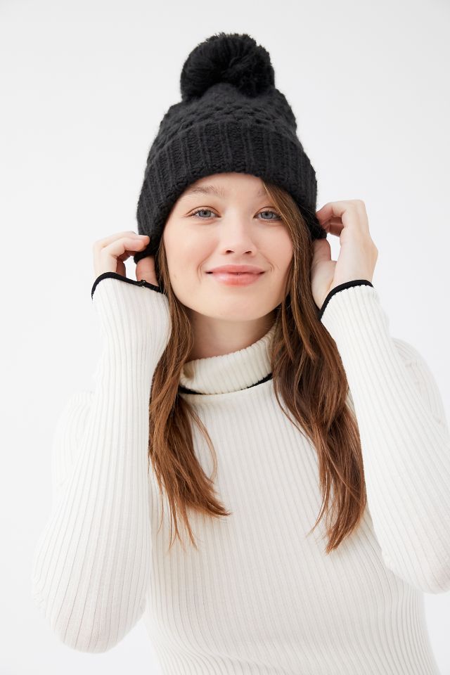 Crochet Pom Beanie | Urban Outfitters