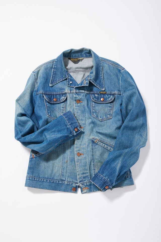 Vintage Wrangler Stonewash Denim Jacket | Urban Outfitters