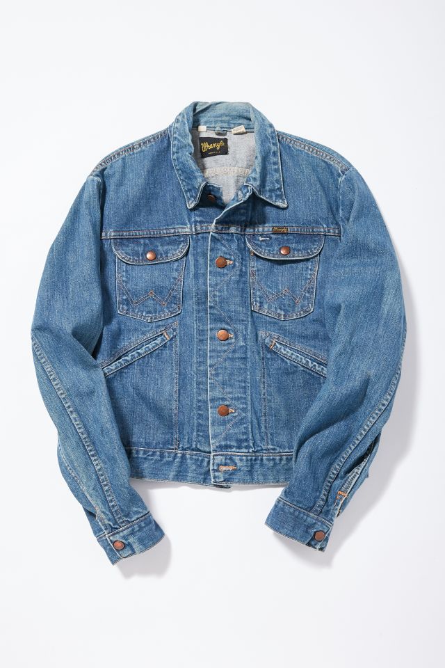 Vintage Wrangler Washed Denim Jacket | Urban Outfitters