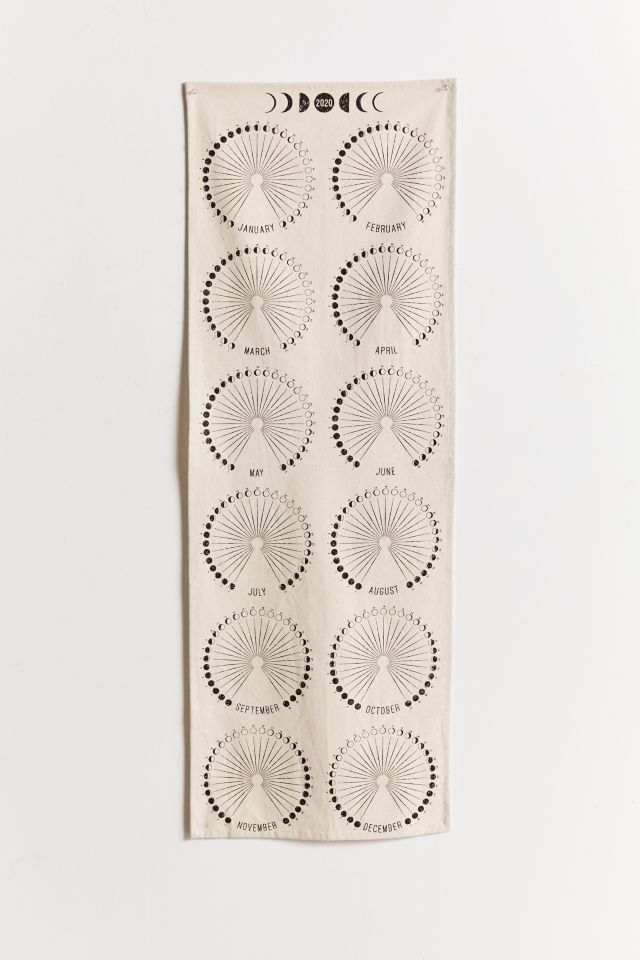 2020 Lunar Chart Tapestry #1
