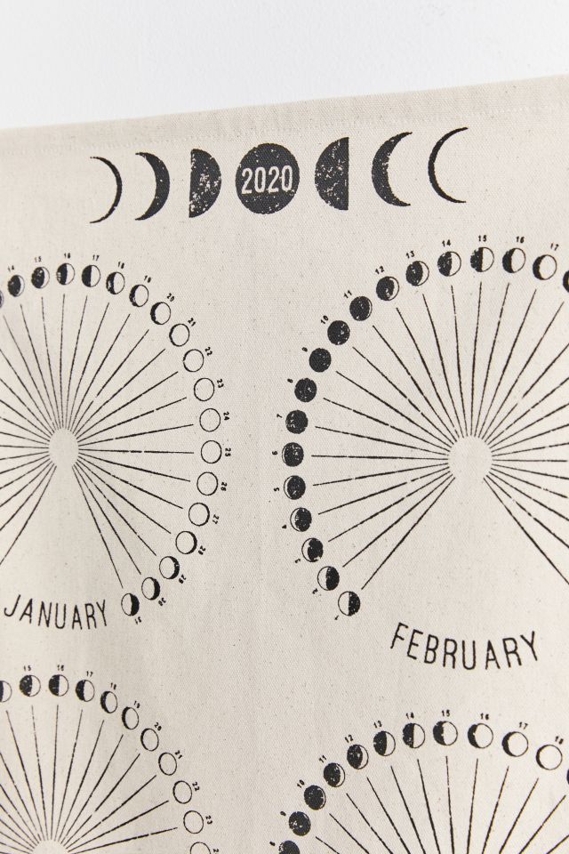2020 Lunar Chart Tapestry #3
