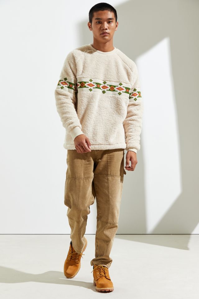 UO Cozy Fleece Southwestern Pullover Crew Neck Sweatshirt  #5