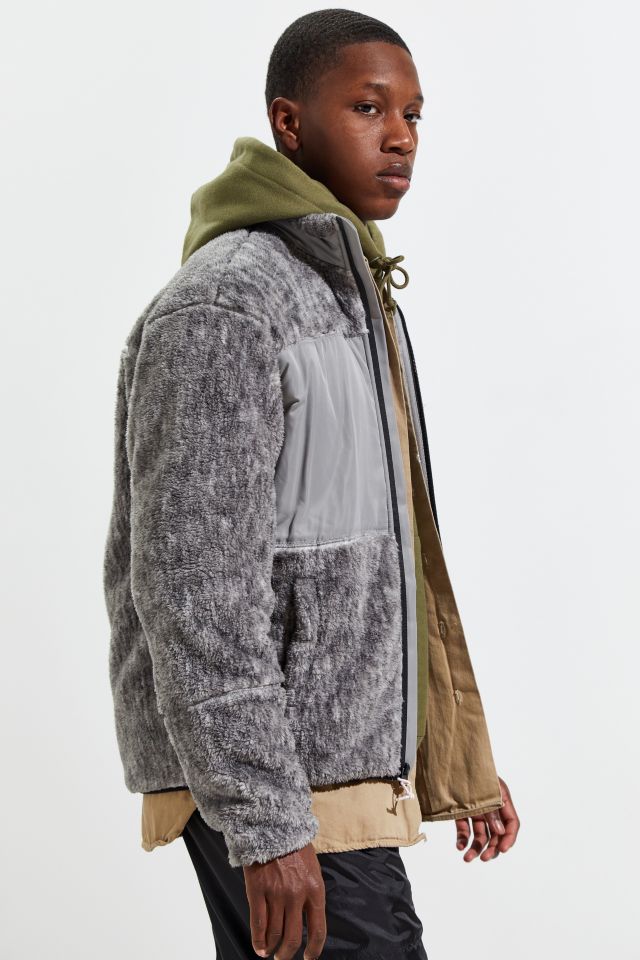 black sherpa jacket urban outfitters