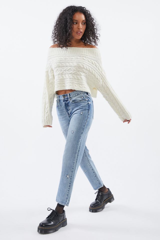 Jean Droit Brodé Étoile Charlie Pistola – Supernova #1