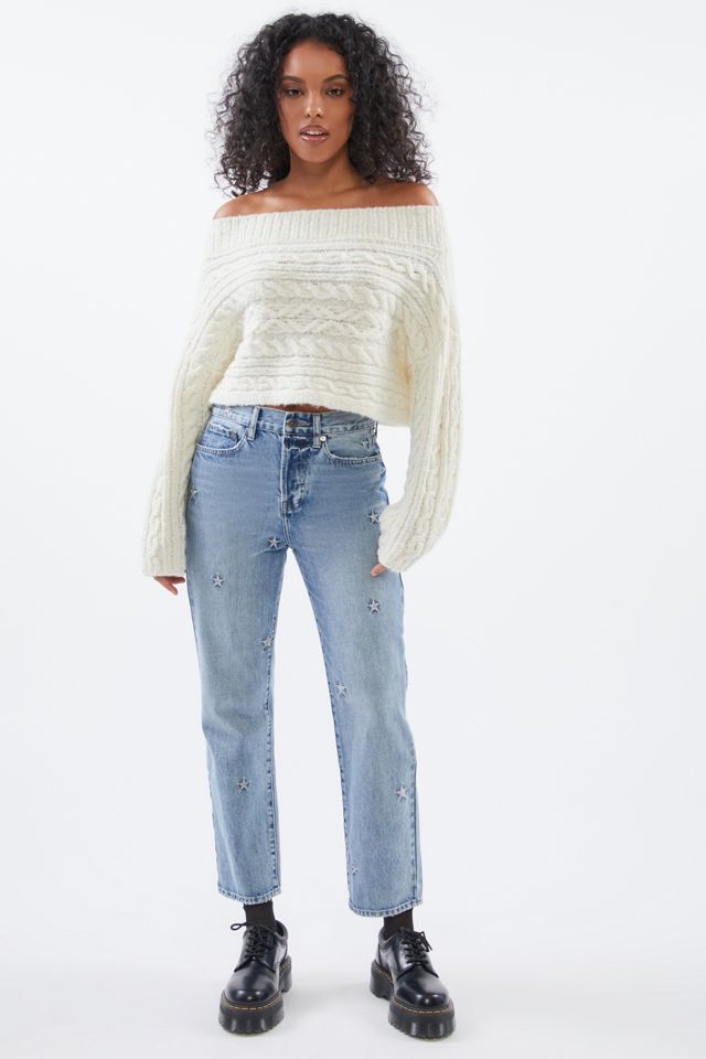 Jean Droit Brodé Étoile Charlie Pistola – Supernova #3