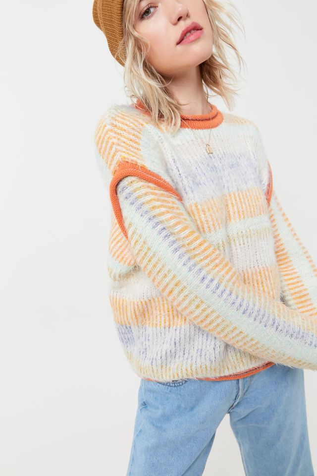 UO Marcia Mixed Knit Crew Neck Sweater #3