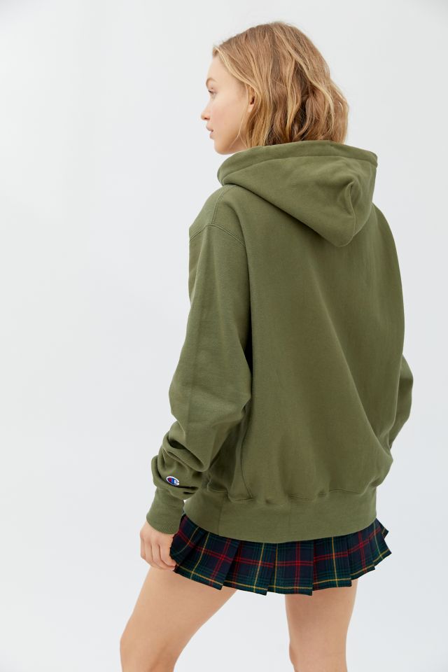 Champion Classic Logo Patch Hooded Sweatshirt #2