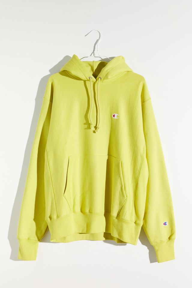 Urban outfitters hotsell yellow champion hoodie