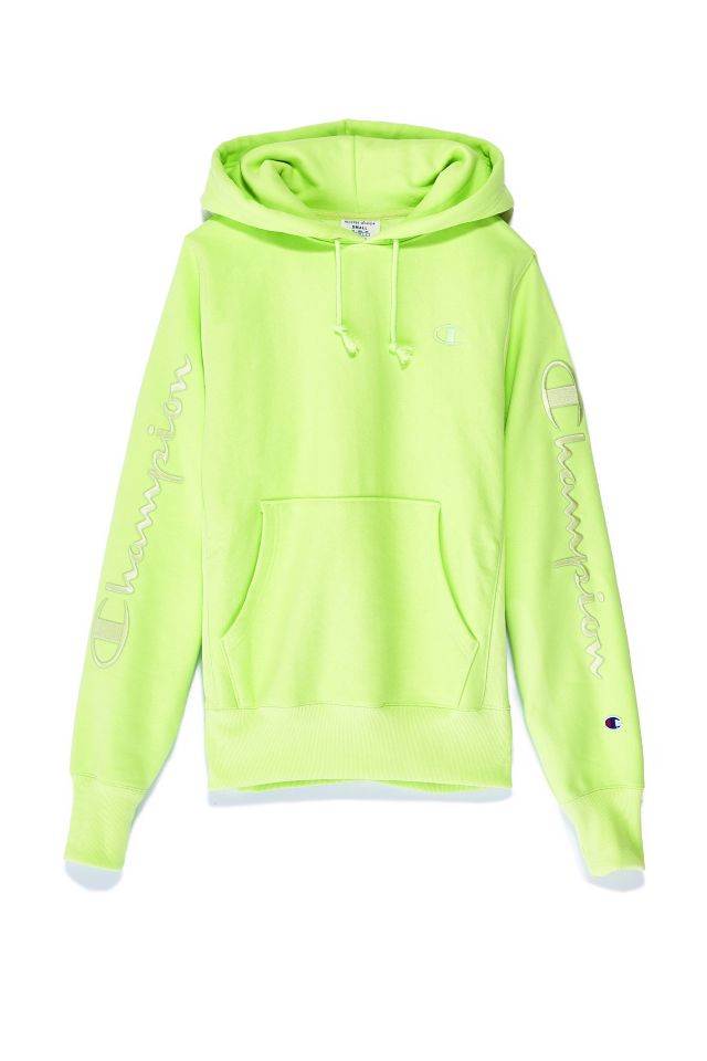 Champion UO Exclusive Script Sleeve Hoodie Sweatshirt #4